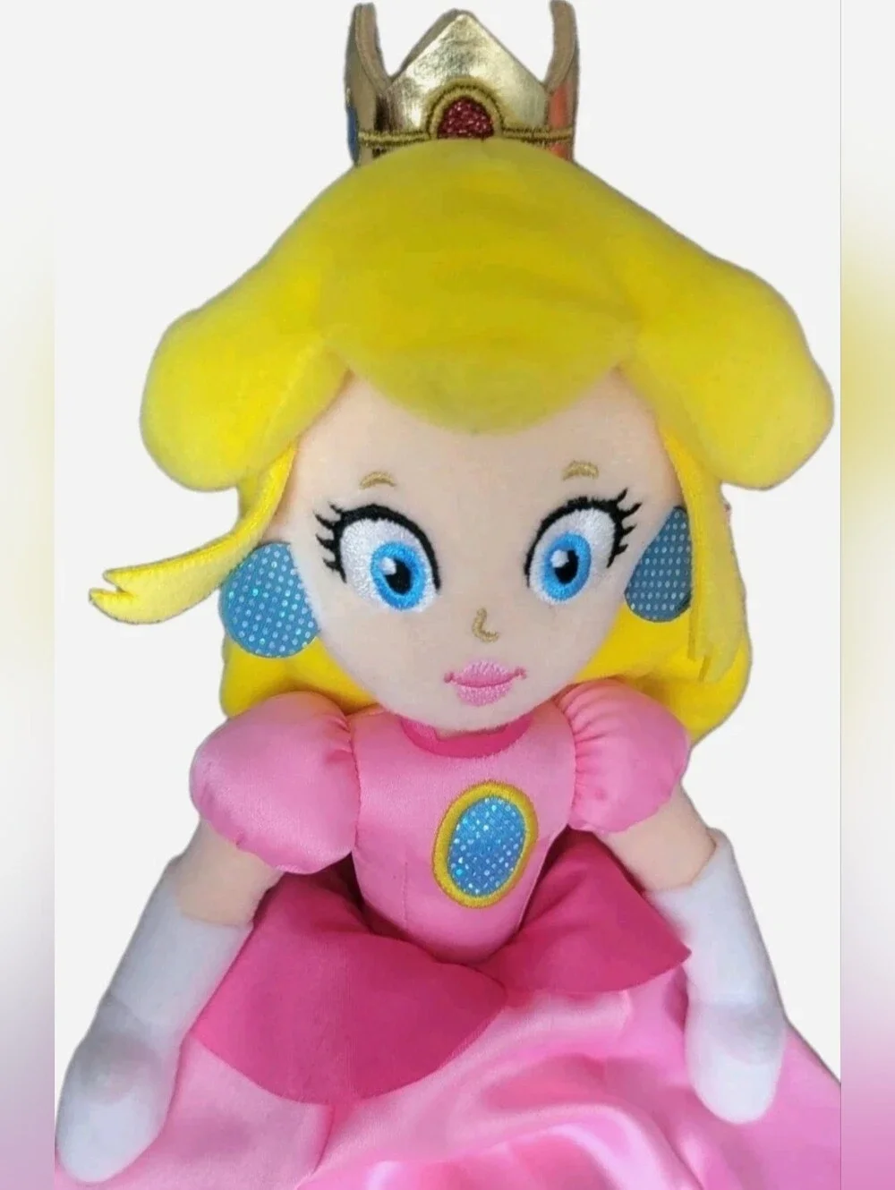 Super Nintendo Mario Brothers Princess Peach Plush Doll Universal Studios NWOT